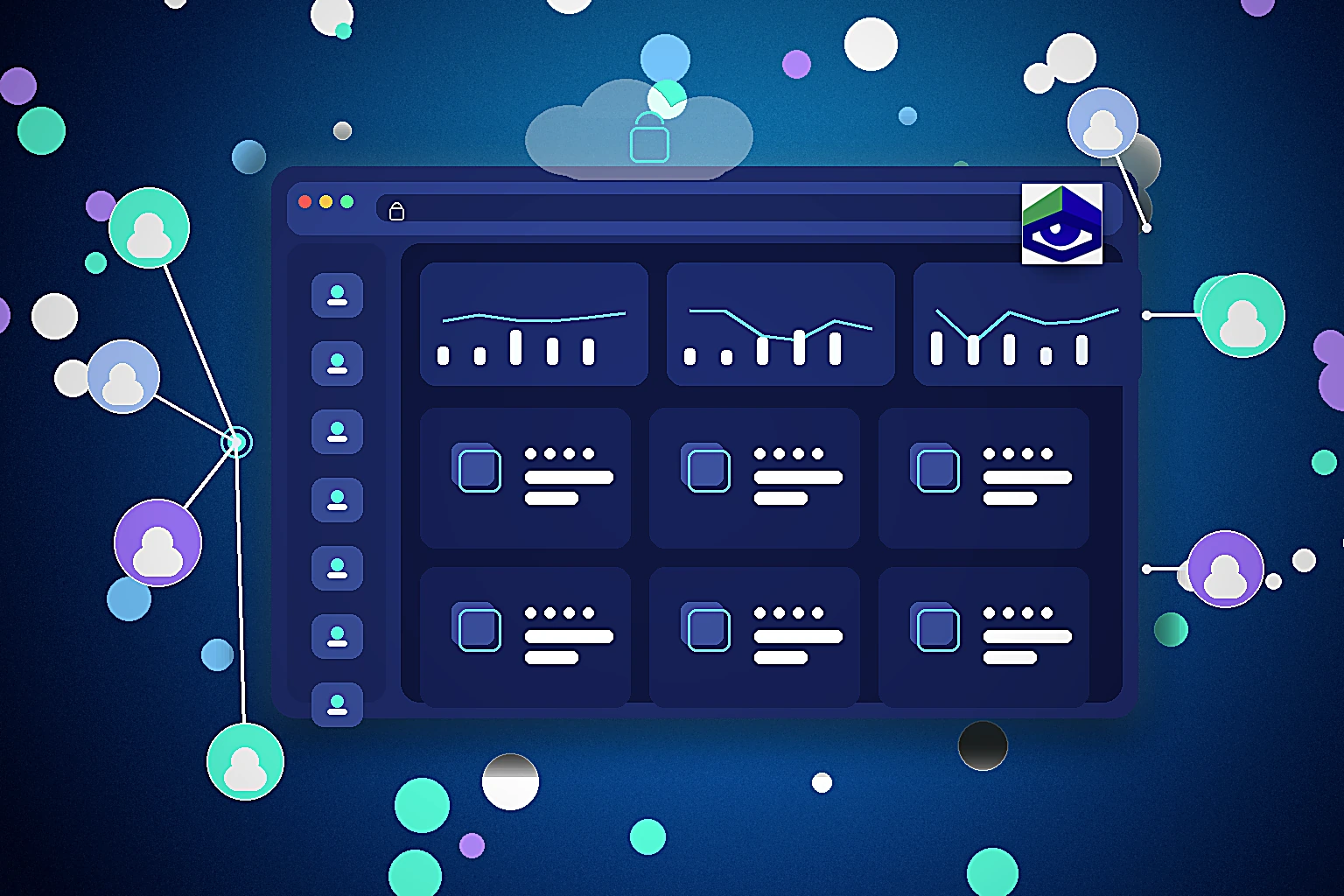 Tableau de bord Spybox en ligne illustrant un group buy : accès partagé à des outils premium via une interface web sécurisée.